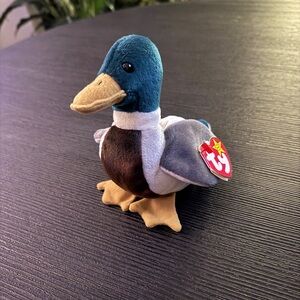 Ty Beanie Baby Jake the Drake Plush Excellent Condition